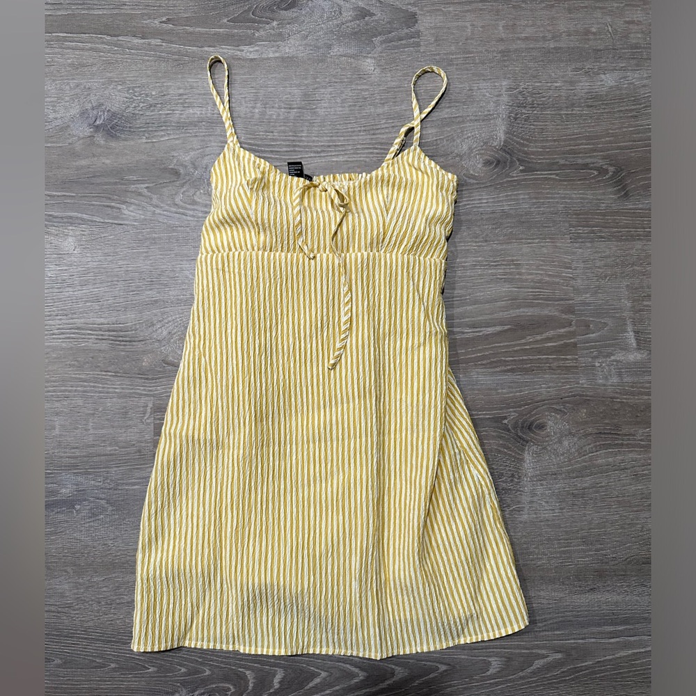 Forever 21 - yellow stripped mini dress